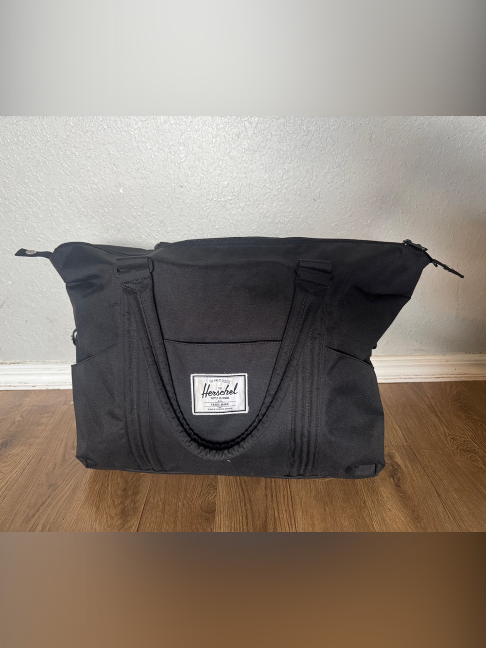 Herschel Supply Co. Black Travel Duffel Tote